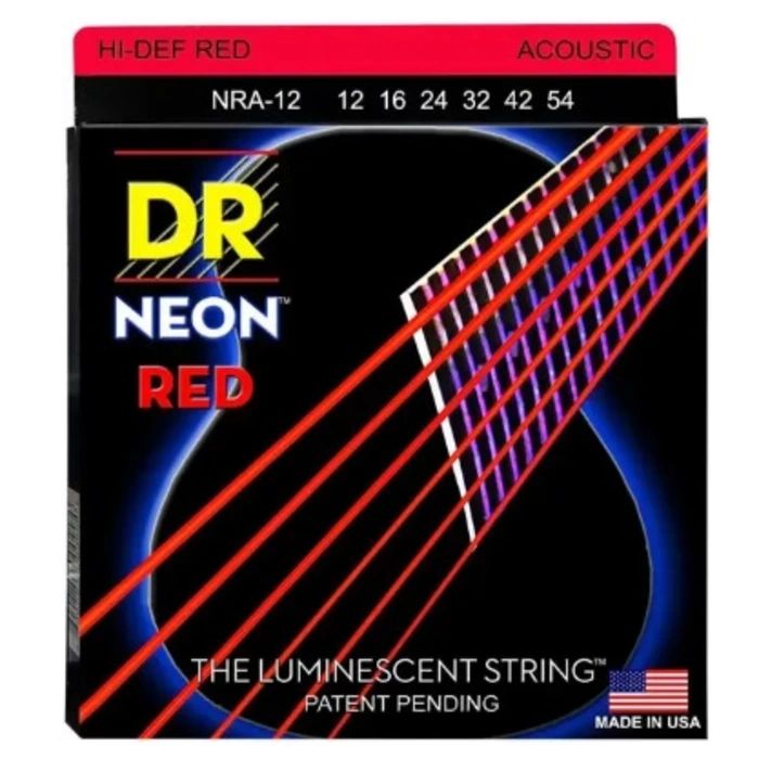 DR String NRA-12 HI-DEF NEON Струны для акустической гитары