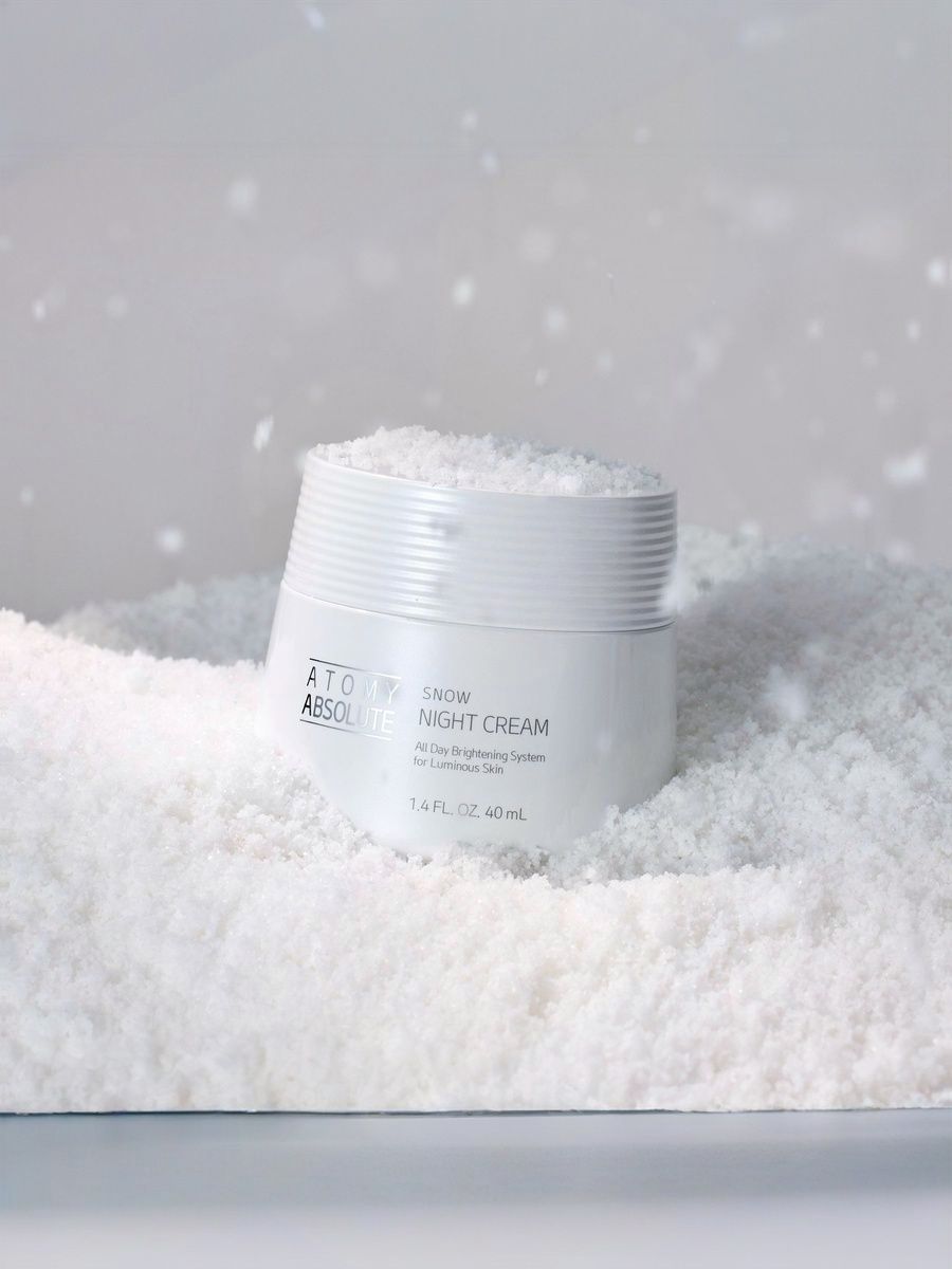 Ночной крем отбеливающий Атоми Сноу/ Absolute Snow Night Cream, 40 мл, Корея