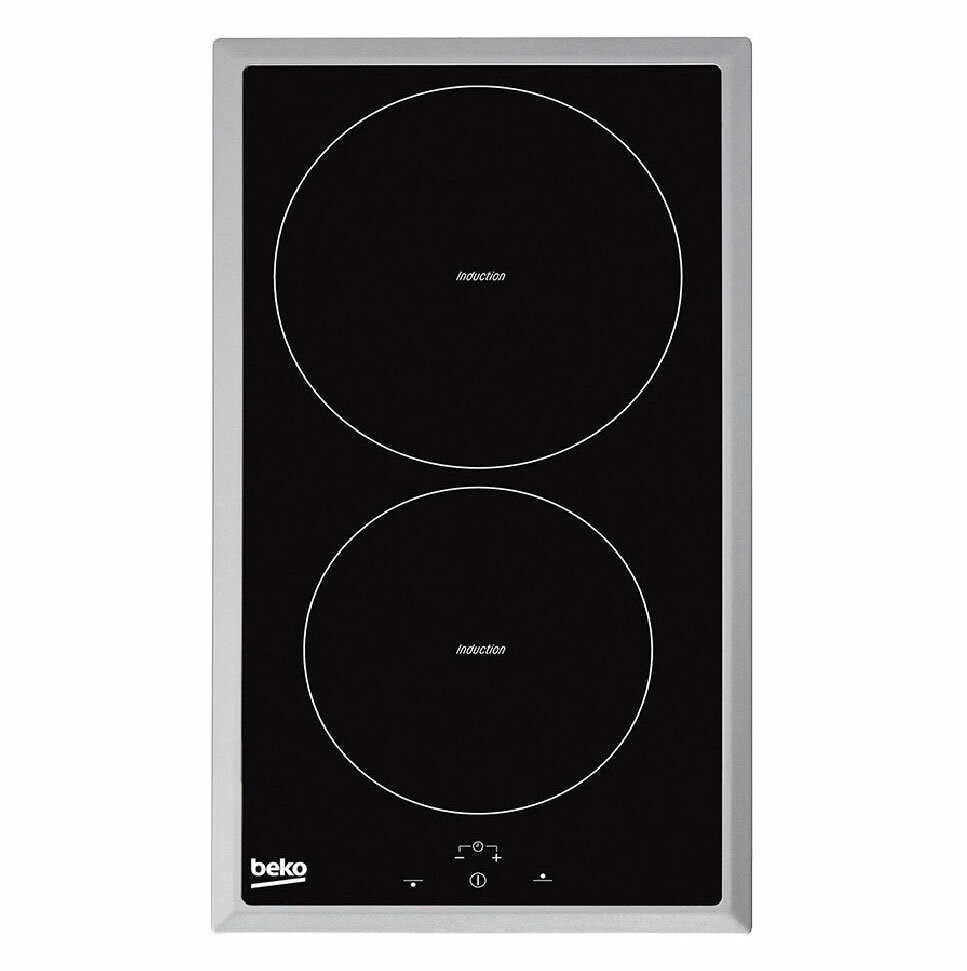 Электрическая варочная панель Beko HDMI 32400 DTX 28 см, 2 конфорки стеклокерамика электроподжиг, черный