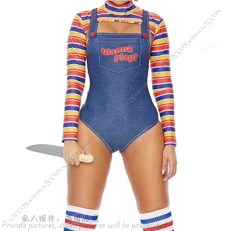 Костюм Чаки для взрослых из полиэстера XXL, Costume1