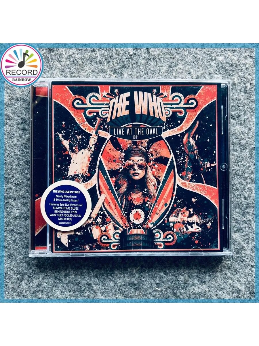 CD The Who Live At The Oval 1971 2025 совершенно новый