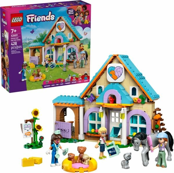 Lego 42651 Friends Ветеринарная клиника для лошадей и домашних животных