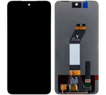 Дисплей для Xiaomi Redmi 10 (21061119DG/21061119AG) в сборе Черный - OR + набор инструментов и клей