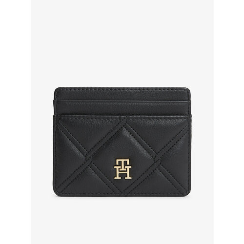 фото Портмоне tommy hilfiger, фактура зернистая, черный