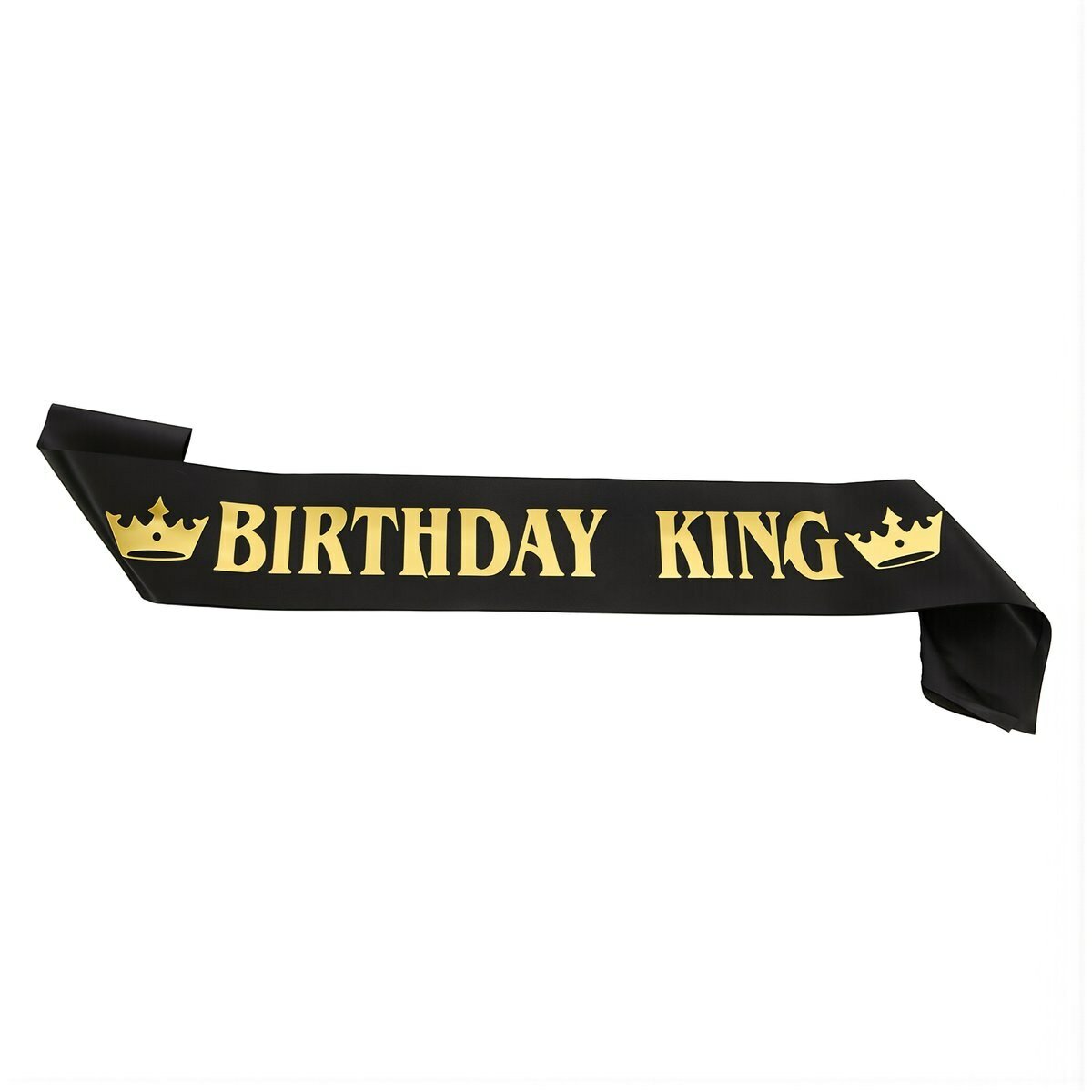 Атрибутика для праздничной вечеринки, атласная лента Birthday King для мужчины именинника, подходит для тематических сборов, корпоративных мероприятий, дня рождения дома