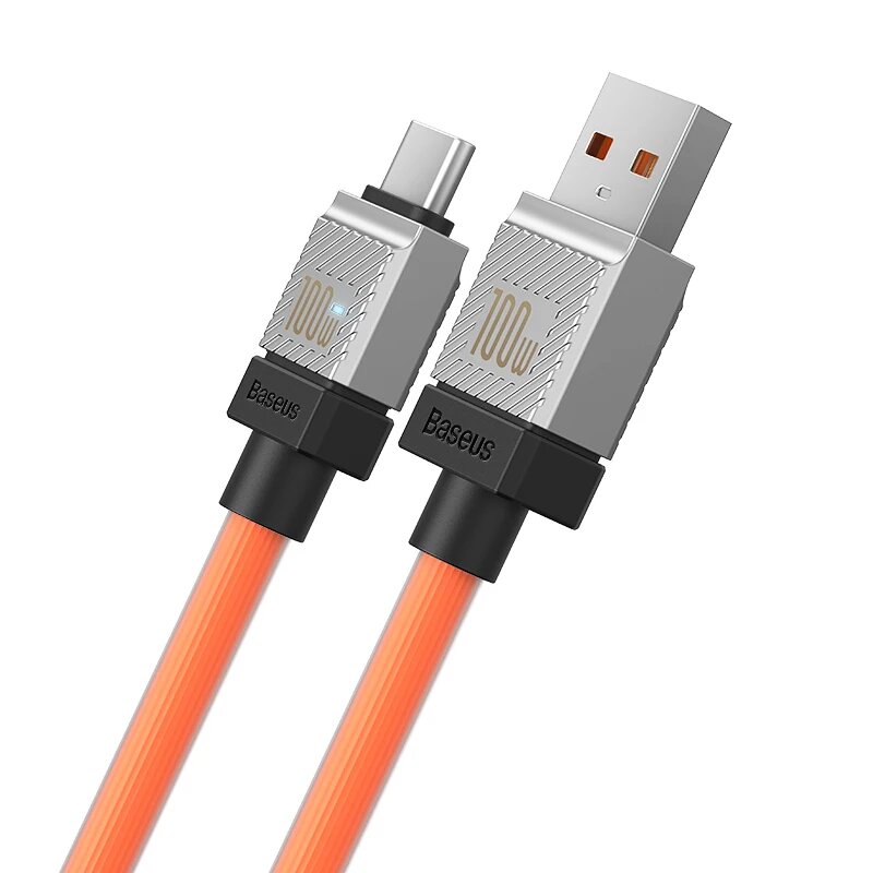 Baseus кабель Type-C - Type-C 2м, Orange, 100W