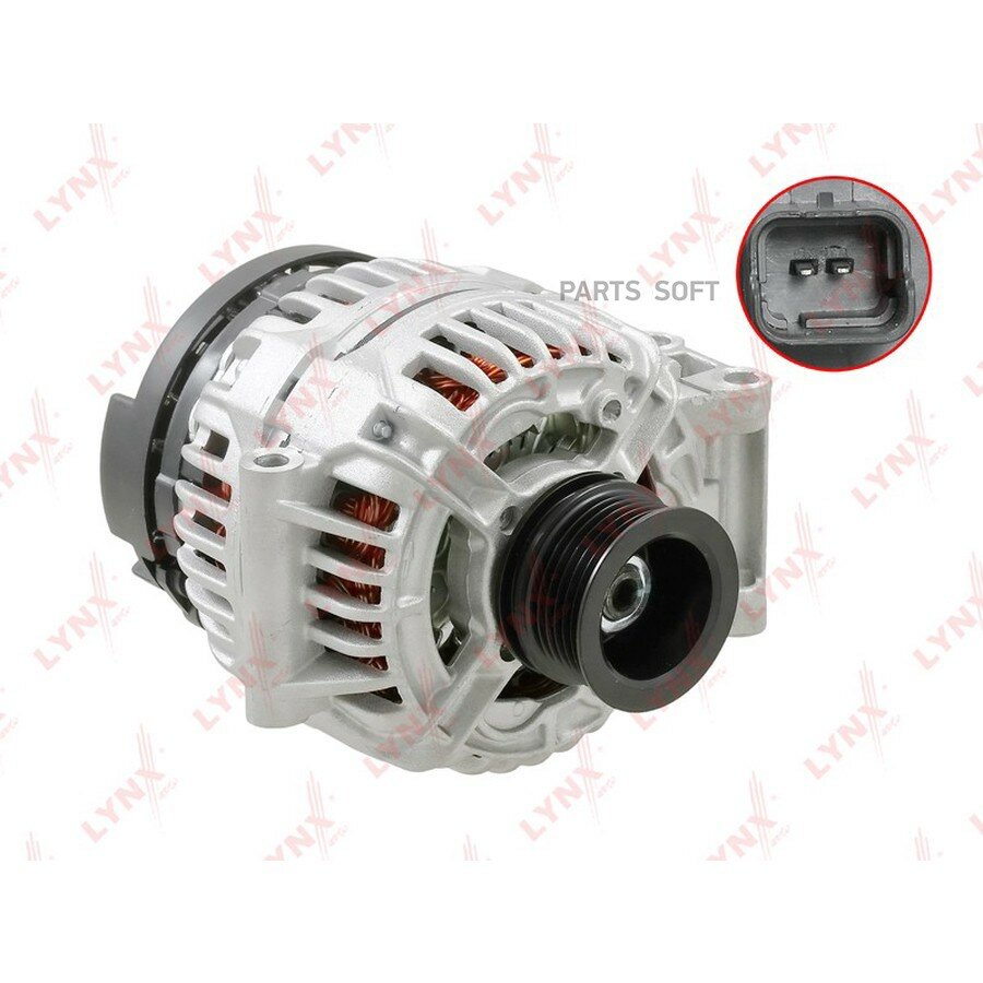Генератор 75A RENAULT Clio II, Kangoo, Laguna, Logan, Megane, Sandero, Stepway, Scenic / LADA Largus от официального дистрибьютора, LYNXAUTO, артикул EA1170