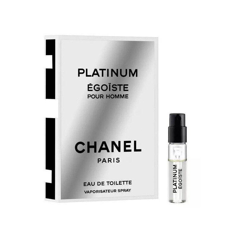 Туалетная вода Chanel Egoiste Platinum миниатюра 1.5 мл / Пробник духов Шанель Эгоист Платинум