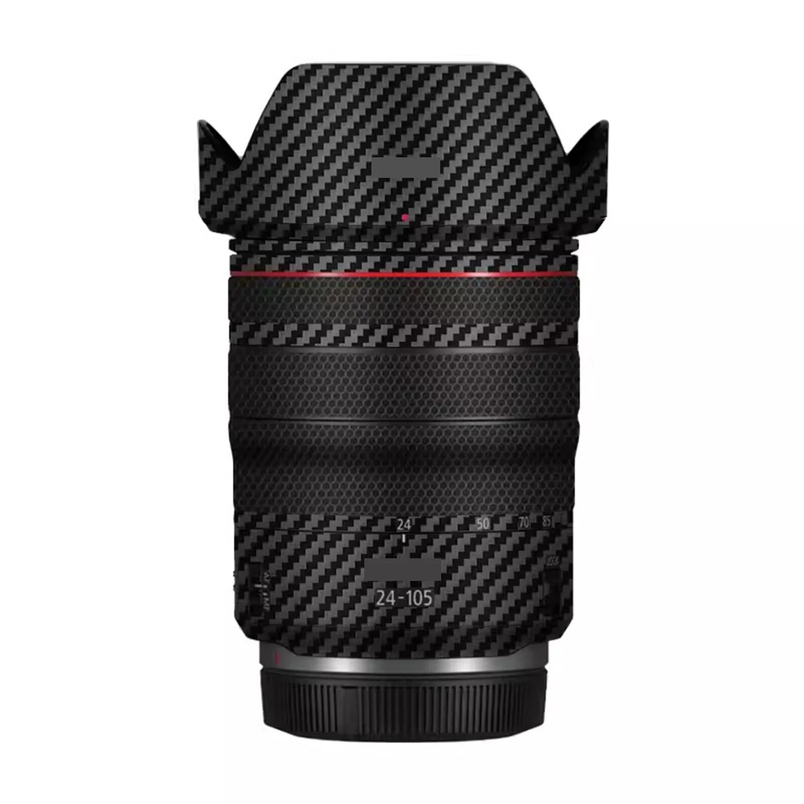 Наклейка на объектив Canon RF 24-105mm Carbon Fiber Black