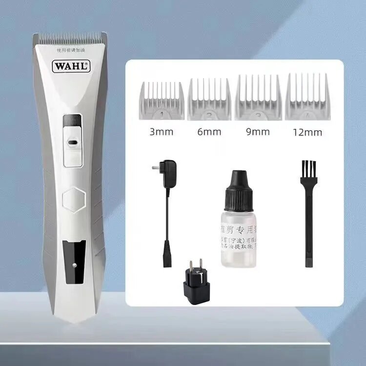 Wahl Триммер WAHL Электрическая машинка для стрижки волос бытовая профессиональная, кол-во насадок 4