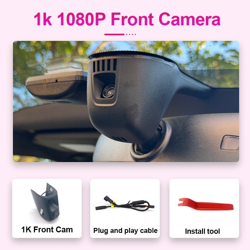 Видеорегистратор 4K Audi 1K Front Cam(Black) No TF Card
