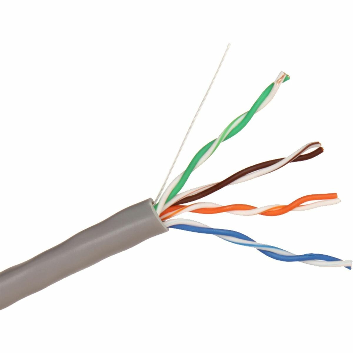 Кабель ExeGate UTP4-C5e-CU-S24-IN-PVC-GY-305-FLUKE UTP кат.5e