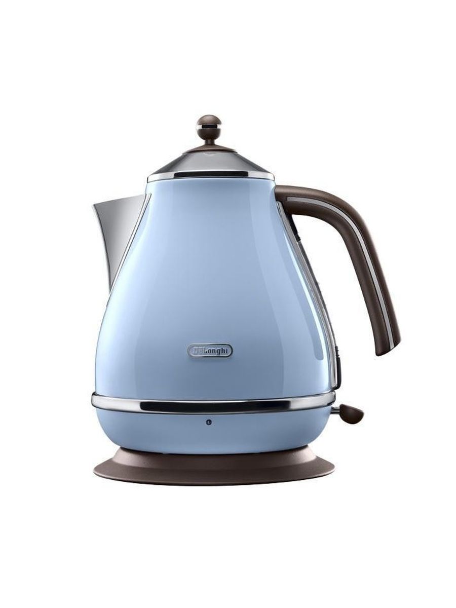 Электрочайник DeLonghi Icona Vintage KBOV 2001. AZ, Цвет: Голубой, Мощность 2000 Вт