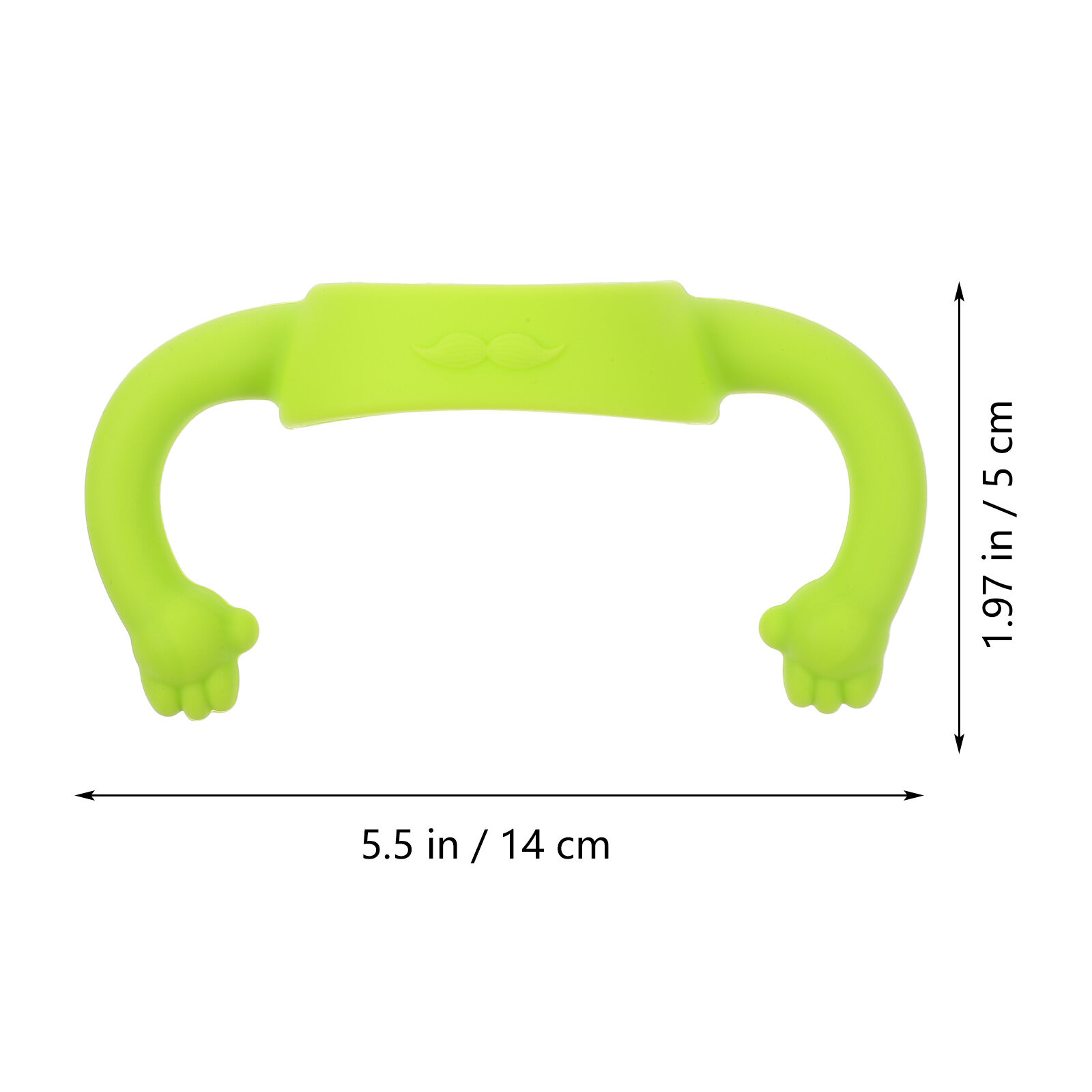 Держатель Для Бутылочек Из Силикона 2 Шт Цвет Light Green Размер 14.00X5.00X5.00Cm