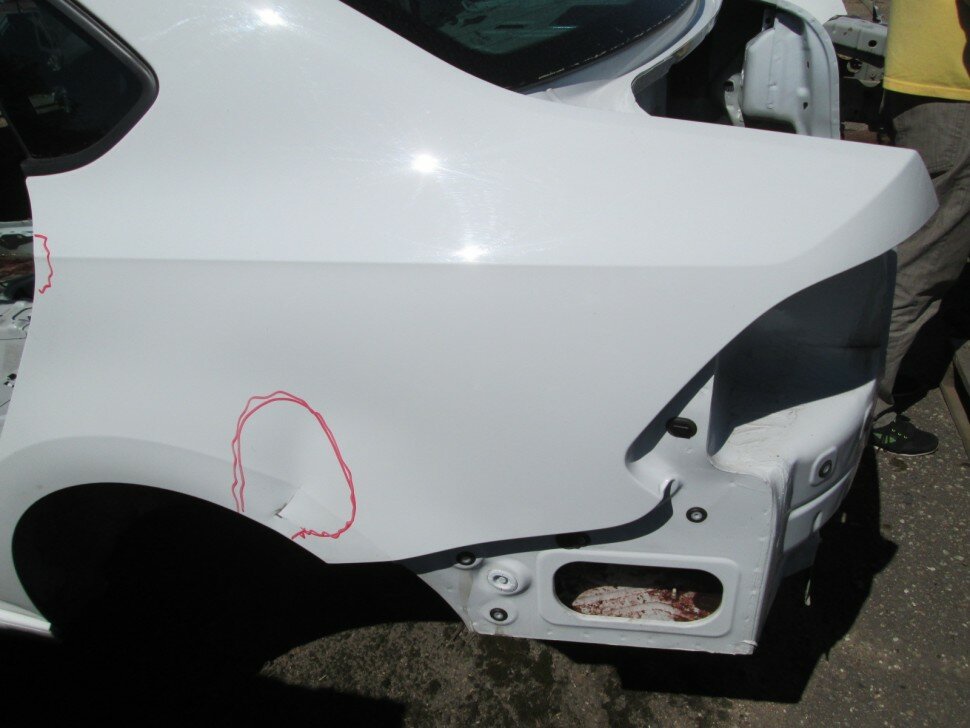 Крыло заднее левое VW Polo 2011> (седан) б/у
