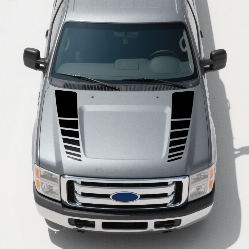 Спортивная виниловая наклейка на капот пикапа Форд F350 Super Duty, внешний тюнинг кузова