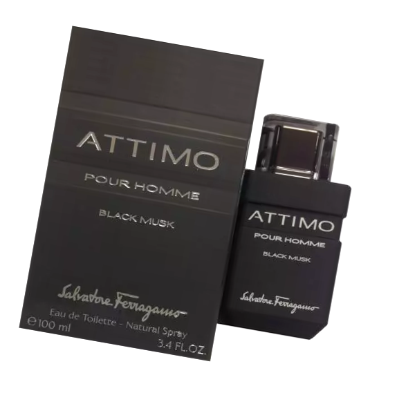 Мужская туалетная вода Сальваторе Ферагамо Аттимо Блэк Муск 100 мл - Attimo Black Musk