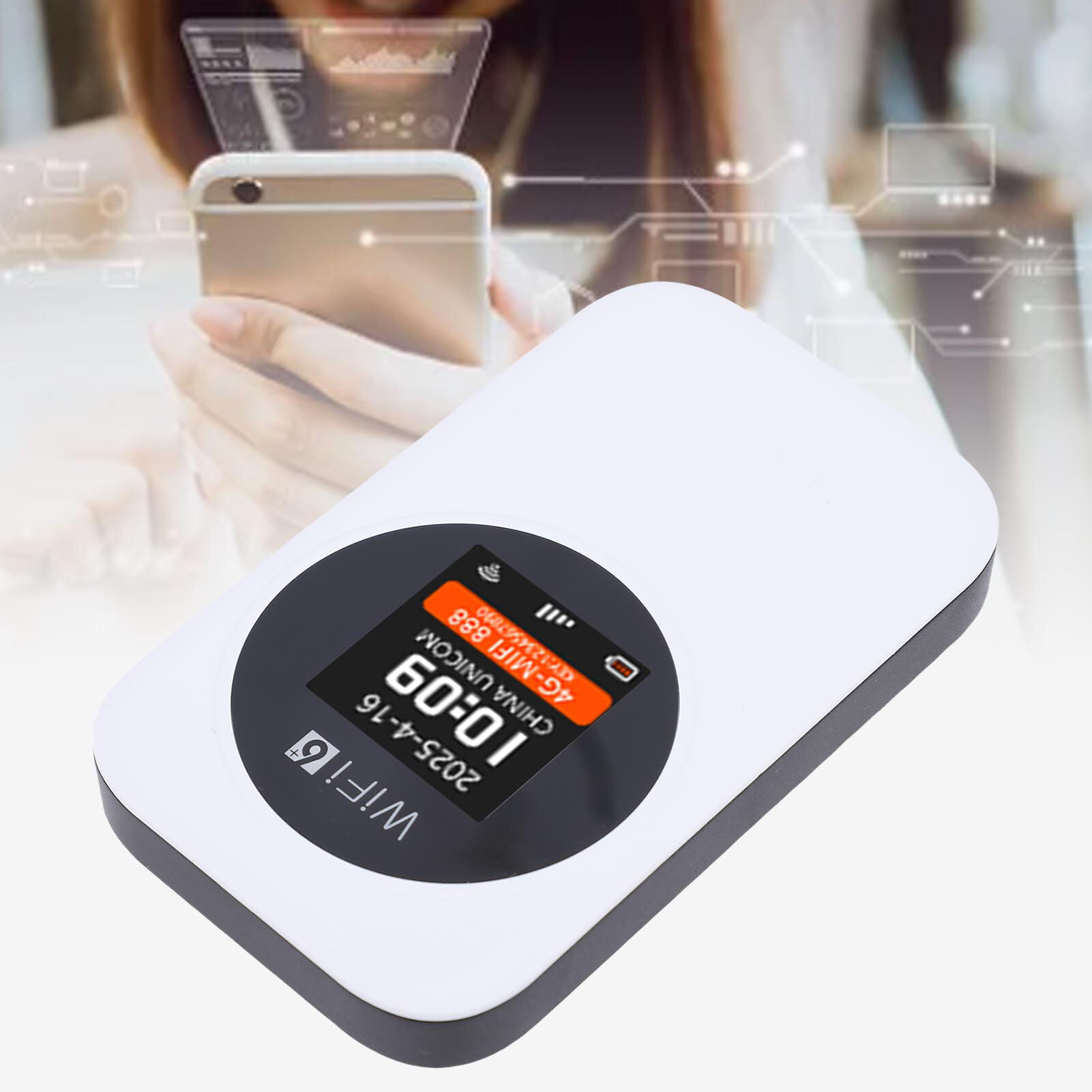 Портативный Wi-Fi маршрутизатор 4G, мобильная беспроводная точка доступа для путешествий, кемпинга, отеля, ЖК-дисплей, аккумулятор 3000 мАч, поддержка SIM-карты, азиатская версия