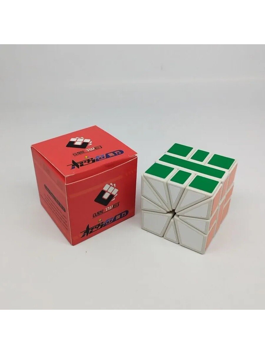 Cubetwist Кубик 3x3 SQ3 Cube Square III, Цвет прозрачный, Тип Головоломка