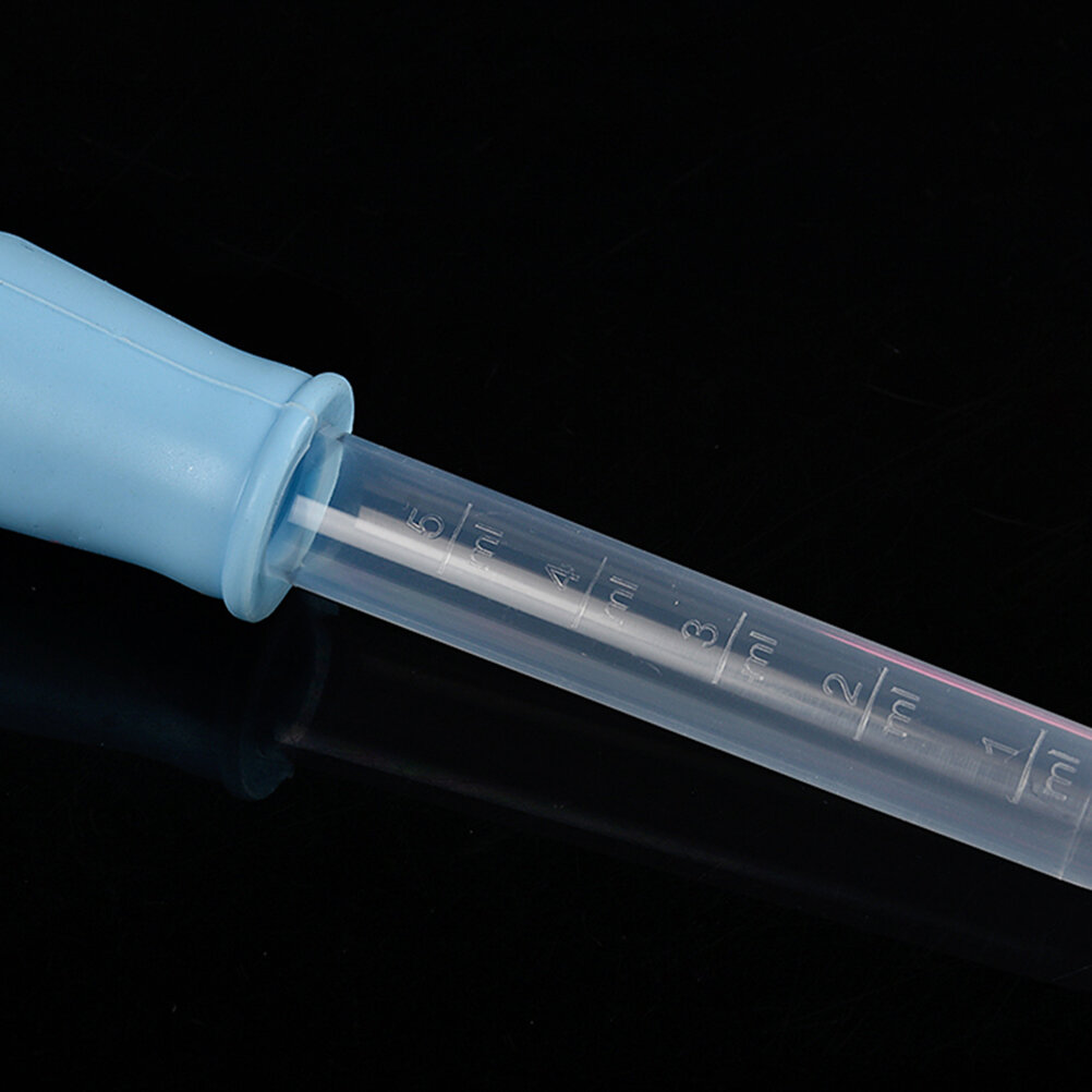 20 Шт Детские Жидкостные Pipettes 5Ml Для Лекарств Сilicone С Метками От 1Ml До 5Ml Размер 15X2Cm