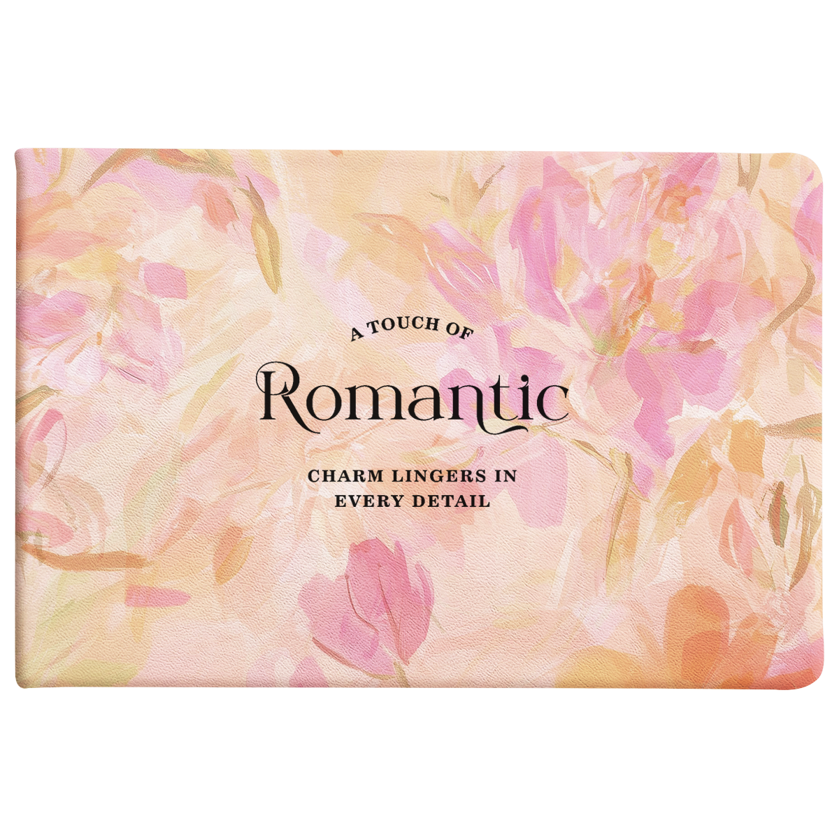 Еженедельник дат. 2027г. А6 64л 160*90 "Romantic" розовый, иск. кожа, интегр. переплет, тисн. фольгой, ляссе, горизонт. карманный, скругл. углы