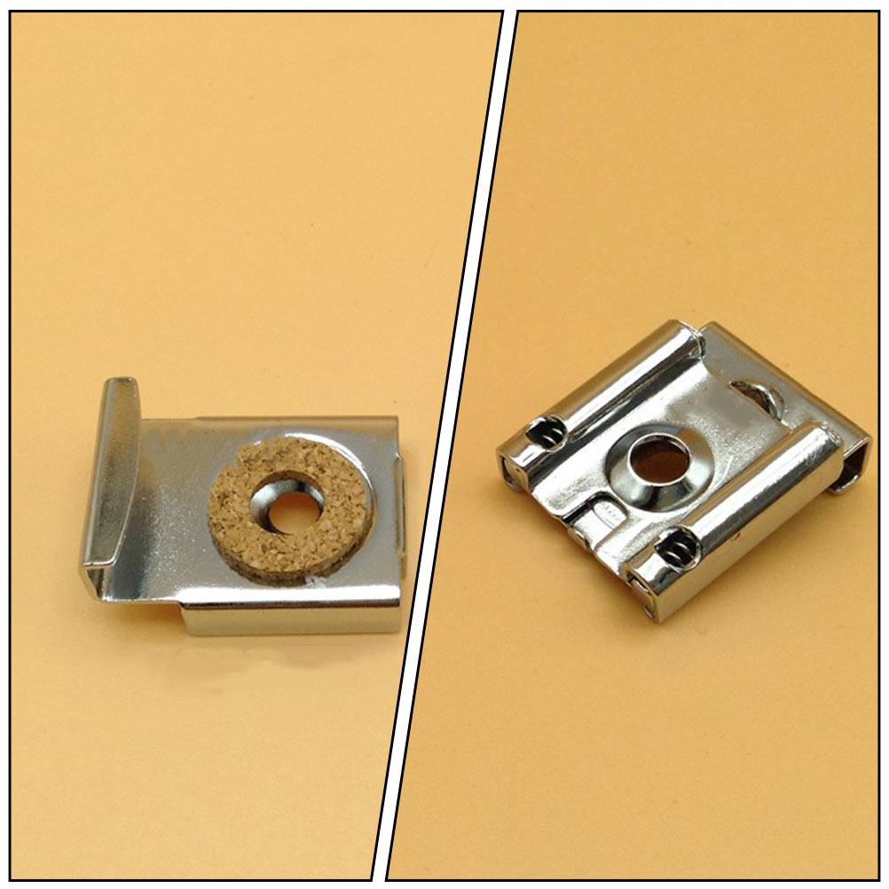 Крепления Для Стекла 4 Набора 16 Штук Серебристый Цвет 3X2.5Cm