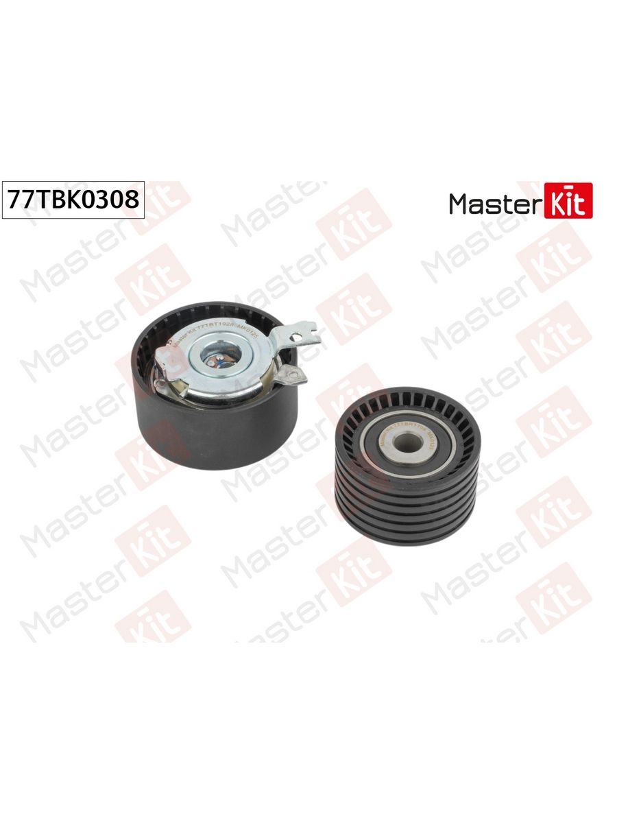 Комплект роликов ГРМ MASTERKIT 77TBK0308 для а/м RENAULT Megane, NISSAN Terrano / Рено Меган, Ниссан Террано (2 штуки)