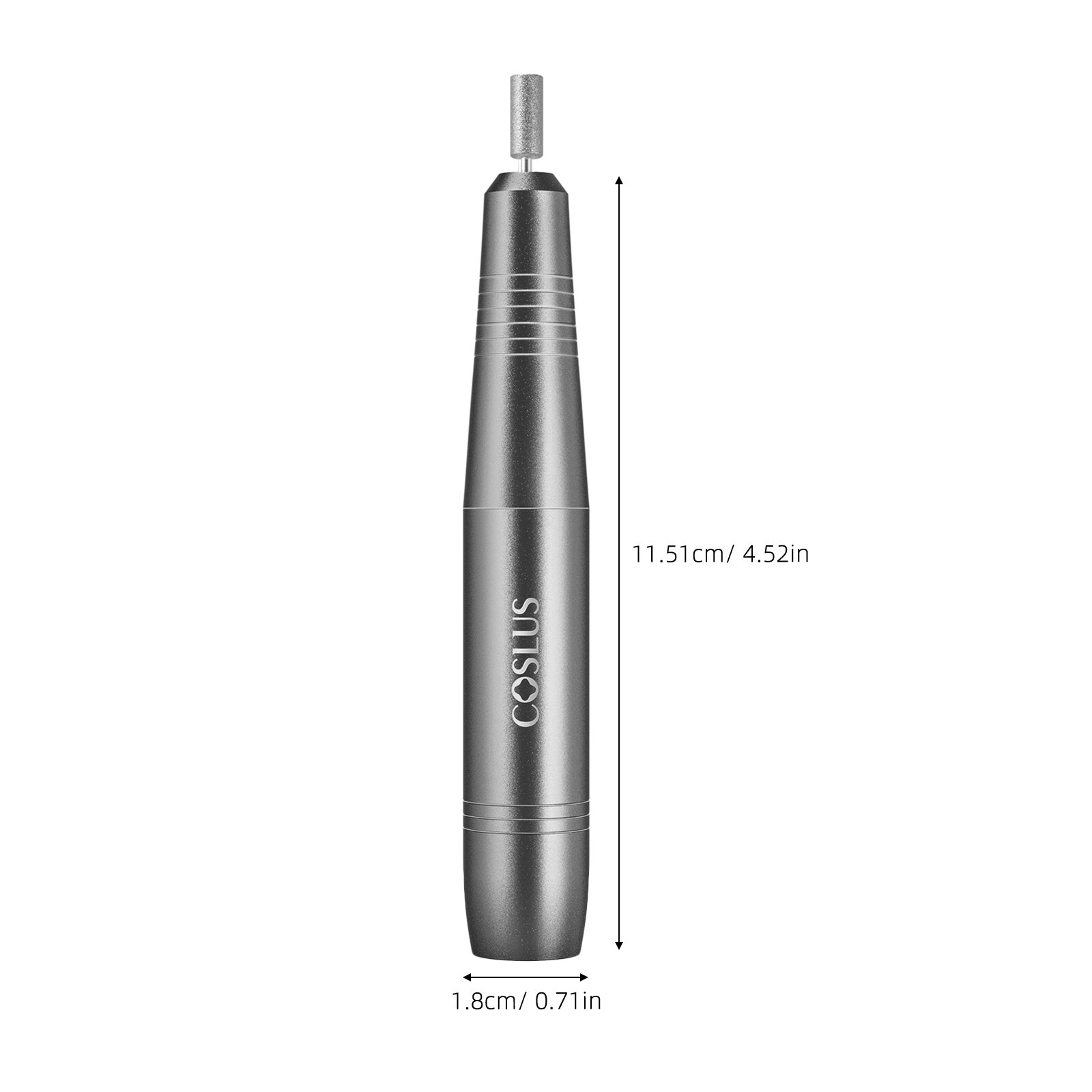 Электрический аппарат для маникюра, многоскоростной nail drill с USB-подзарядкой, 11.51 см