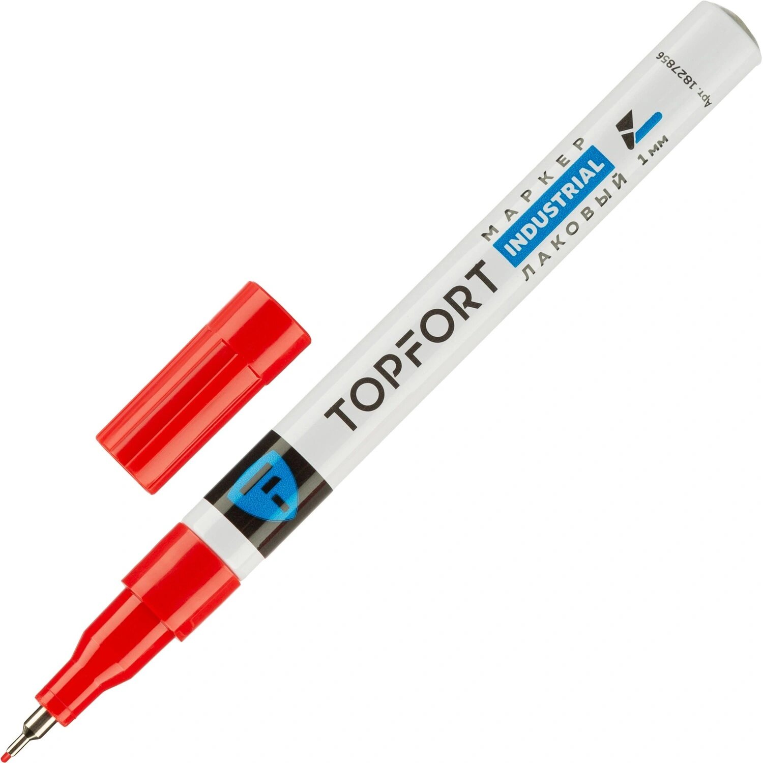 TOPFORT Маркер промышленный лаковый TOPFORT красный 1 мм (1827856)