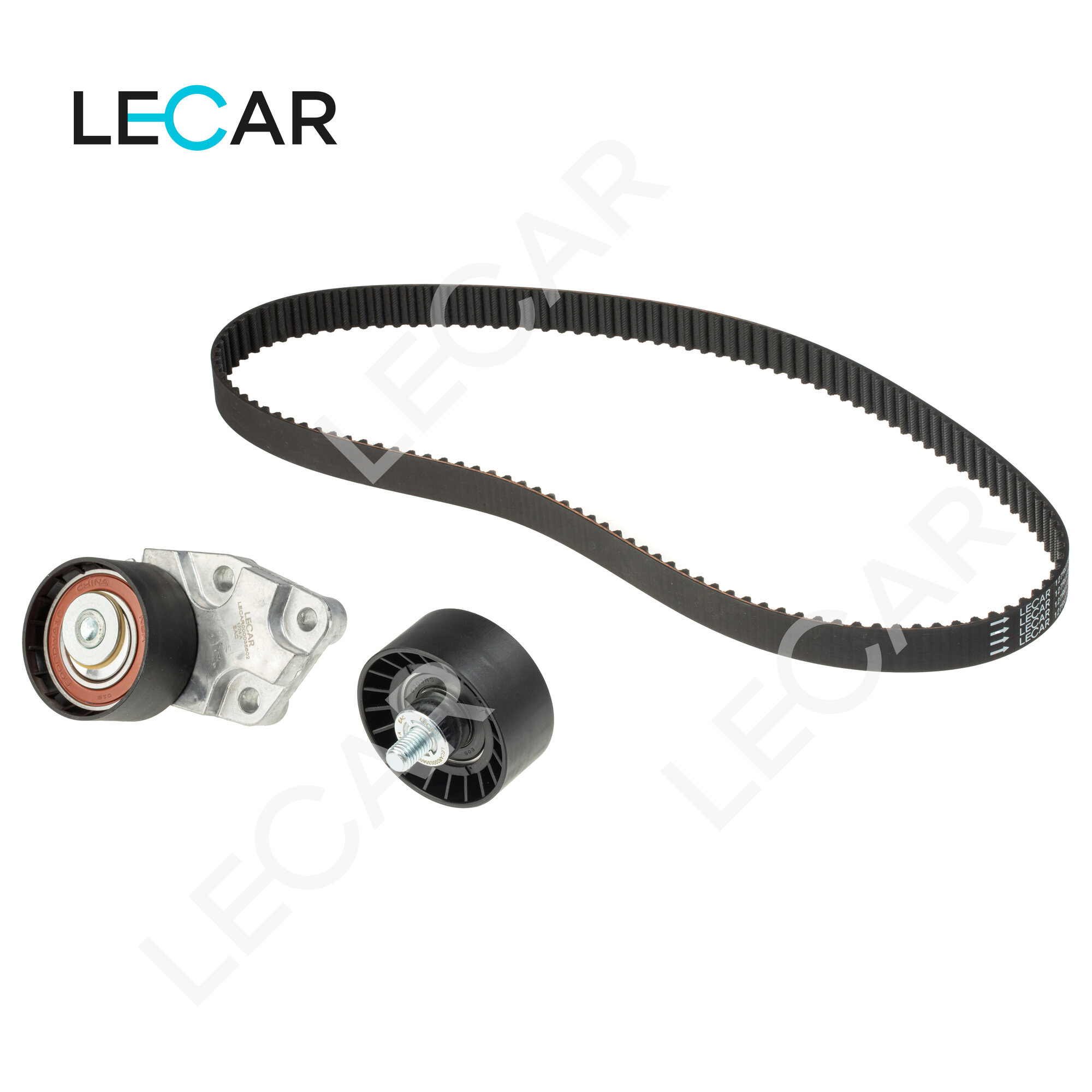 Комплект ремня ГРМ LECAR000035602 для Chevrolet Lacetti 05-, Aveo (T200, T250, T255) 03- 1.4,1.6L 16V