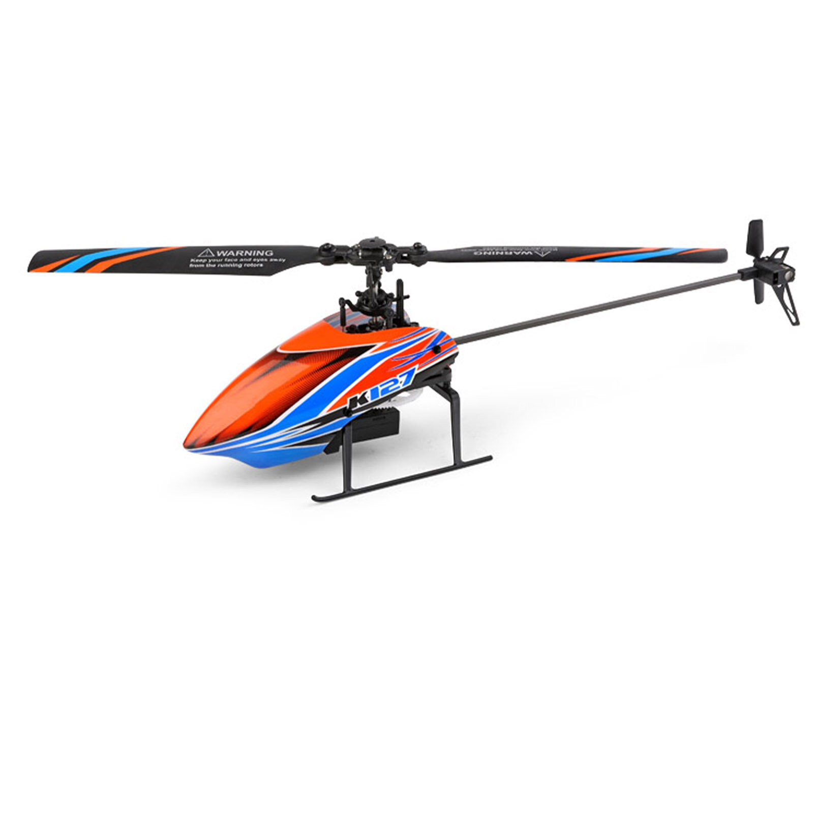 Вертолет WLtoys K127 с 6-осевым гироскопом, 4 канала, аккумулятор 3.7 В 400 мАч, для обучения пилотированию