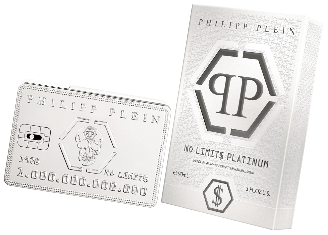 Парфюмерная вода Philipp Plein No Limits Platinum мужская 90 мл / Плейн Платинум