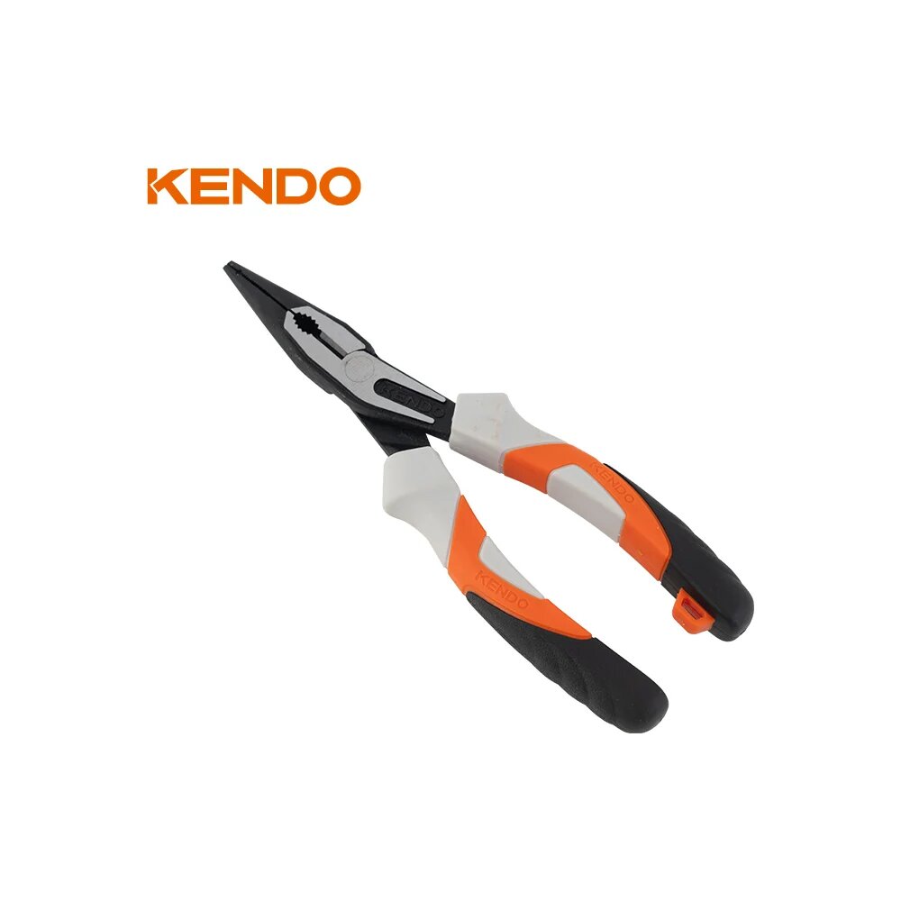 Тонкогубцы, KENDO, KENDO с высоким рычагом 180 мм/7" 10305, высококачественной стали, точечного захвата проволоки — фото 1