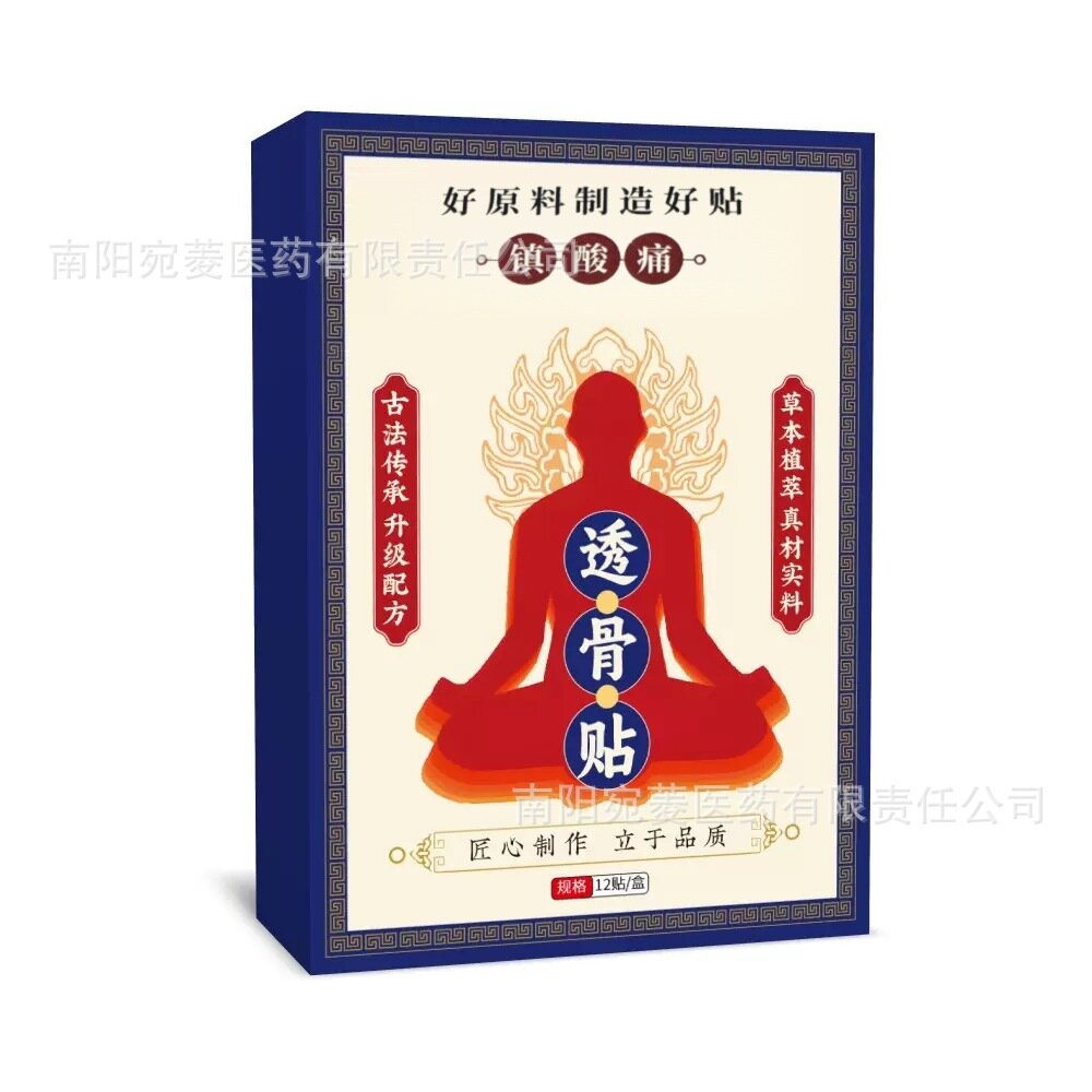 Пластырь Shizhencao Small Red Man для глубокого снятия мышечной боли, акупунктурный травяной пластырь, 12 шт/коробка