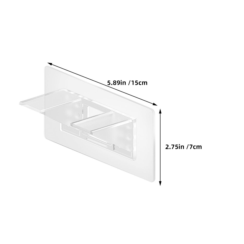 10 Штук Самоклеющиеся Подставки Для Полок Поддержка Полки 15.00X7.00X5.00Cm
