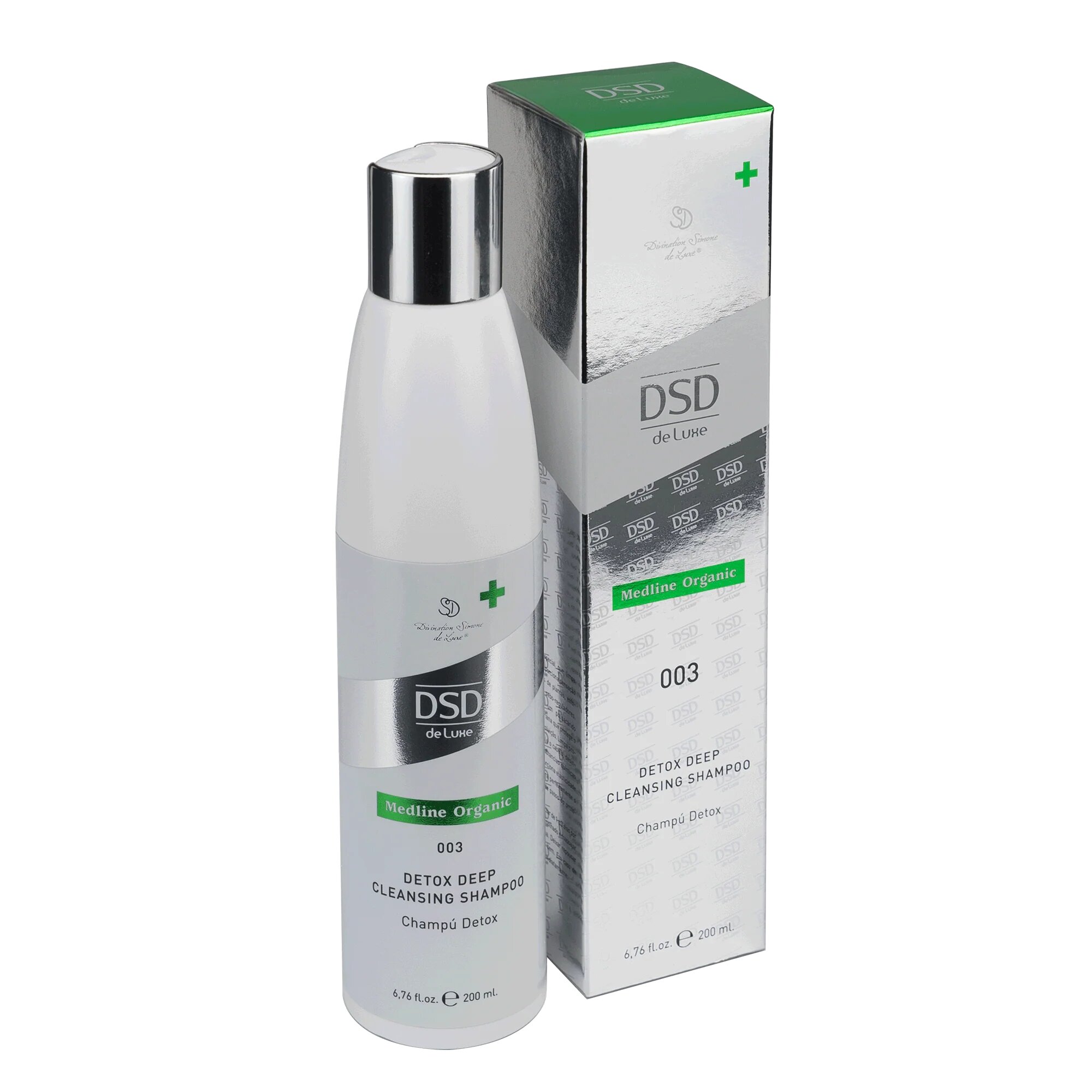 Шампунь для волос DSD de Luxe 003 Detox Deep Cleansing Shampoo, 200 мл