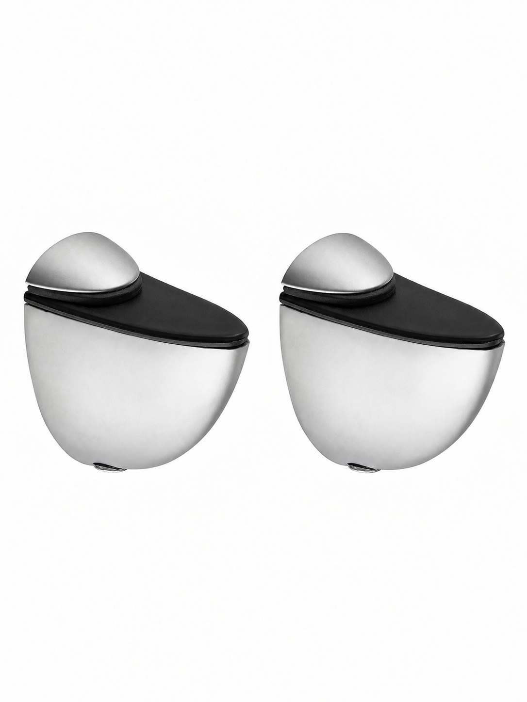Полкодержатели (пеликаны) EDSON 8905 M SATIN CHROME средние 55*55 (до 16 мм), 10 кг (комплект 2 штуки)