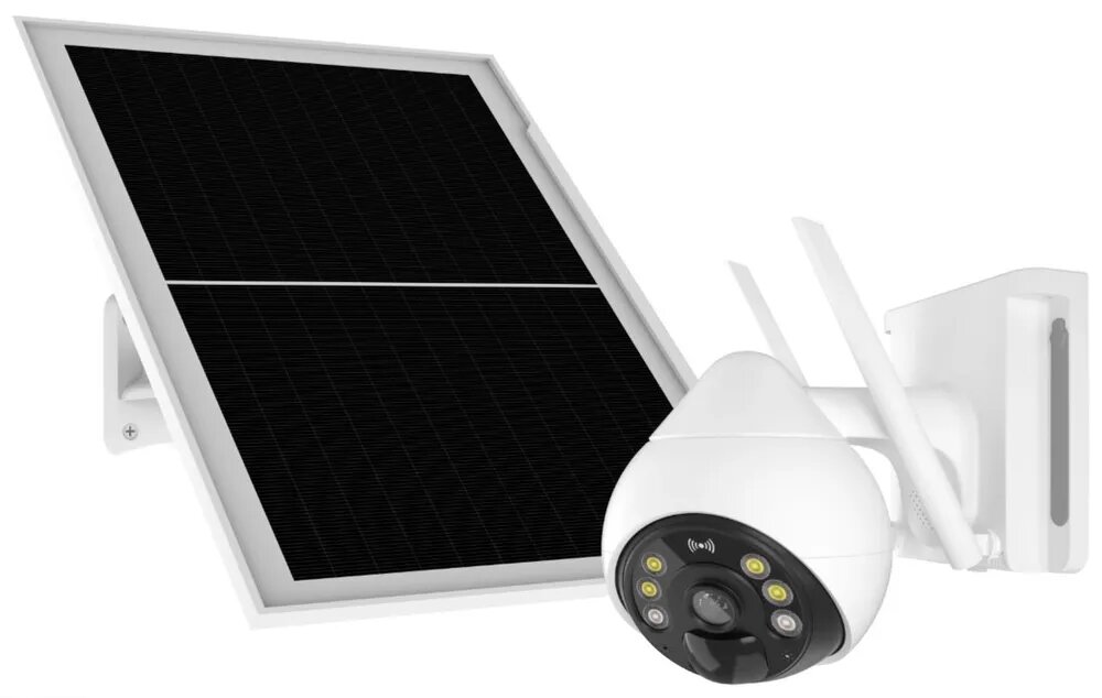 BG69-TZ VStarcam Уличная поворотная 4G видеокамера со встроенным аккумулятором и солнечной панелью.
