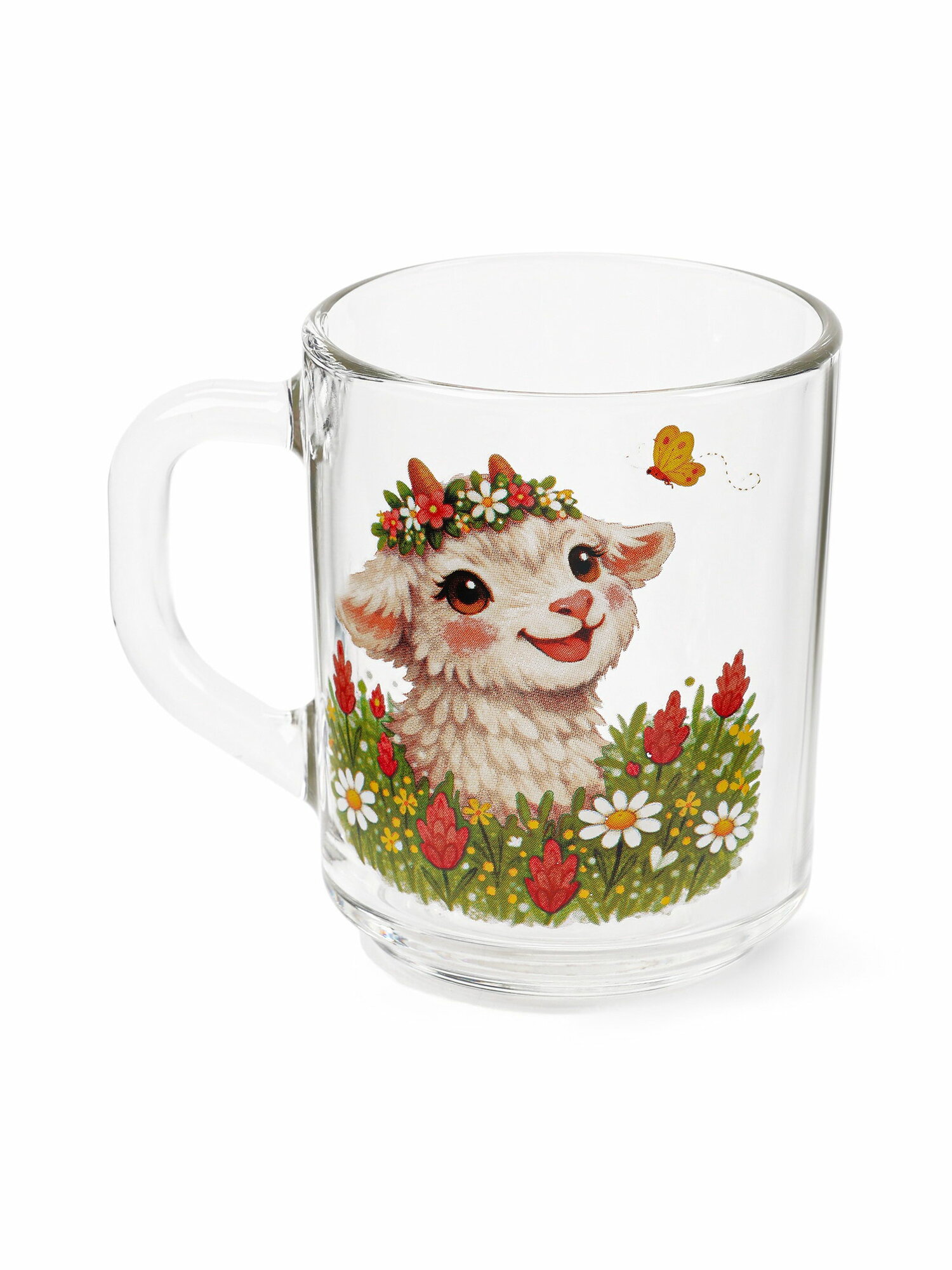 Кружка "Green tea" "Нежные козлята" 200 мл, размер упаковки: 7.5 x 8.5 x 10 см, 20 шт.