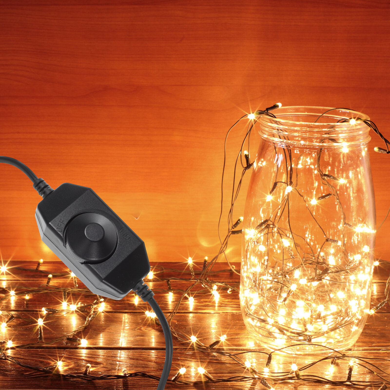 3 Пcs Регулятор Яркости Led Однотонный Контроллер Световой Гибкий Шнур 34.00X3.50X3.20Cm