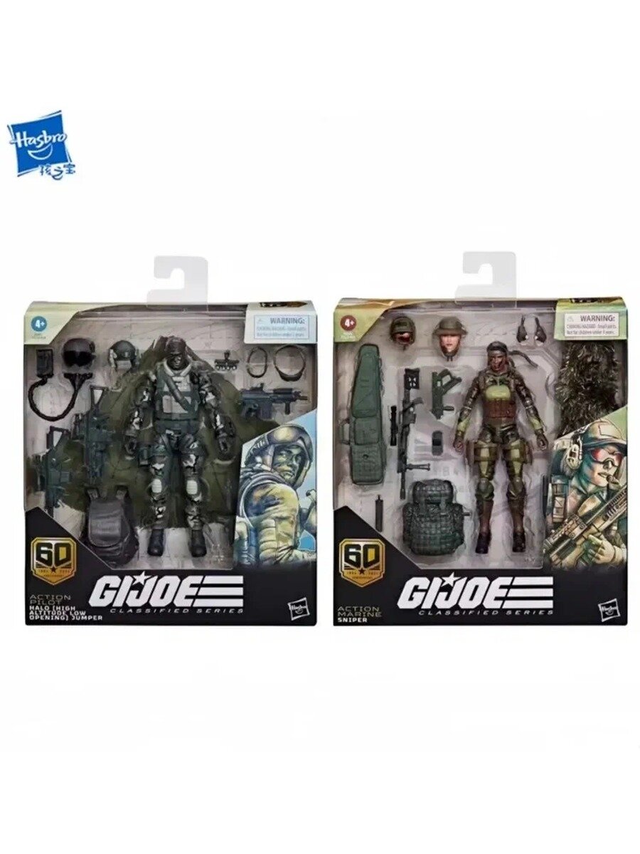 Hasbro 15 см Серия GIJOE Морская пехота Модель Игрушка, Цвет A+B