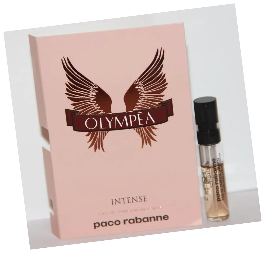 Парфюмерная вода Paco Rabanne Olympea Intense 1.5 миниатюра / Пробник парфюма Пако Рабан Олимпия Интенс / Сэмпл аромата