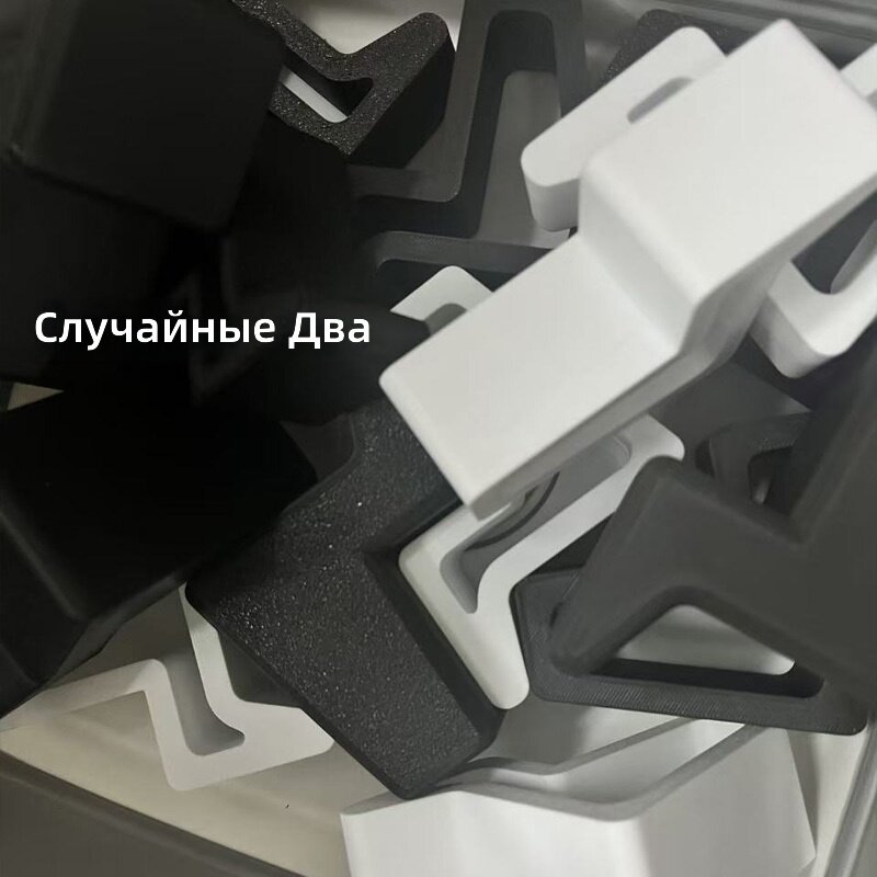 Барьеры для окон и дверей 4-секционные из усиленного пластика, нескользящие, для дома и офиса, комплект 2 шт.