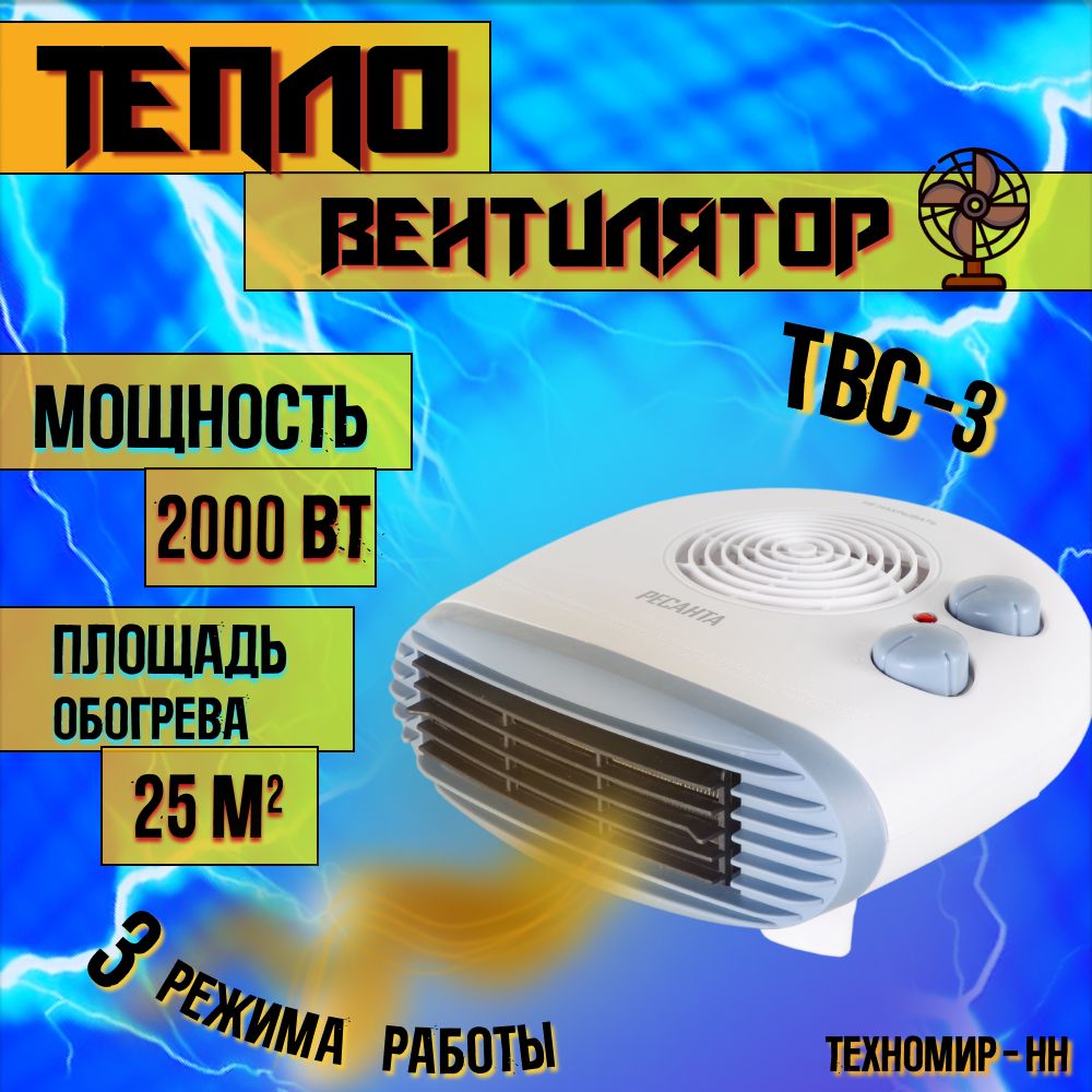Тепловентилятор ТВС-3 Ресанта