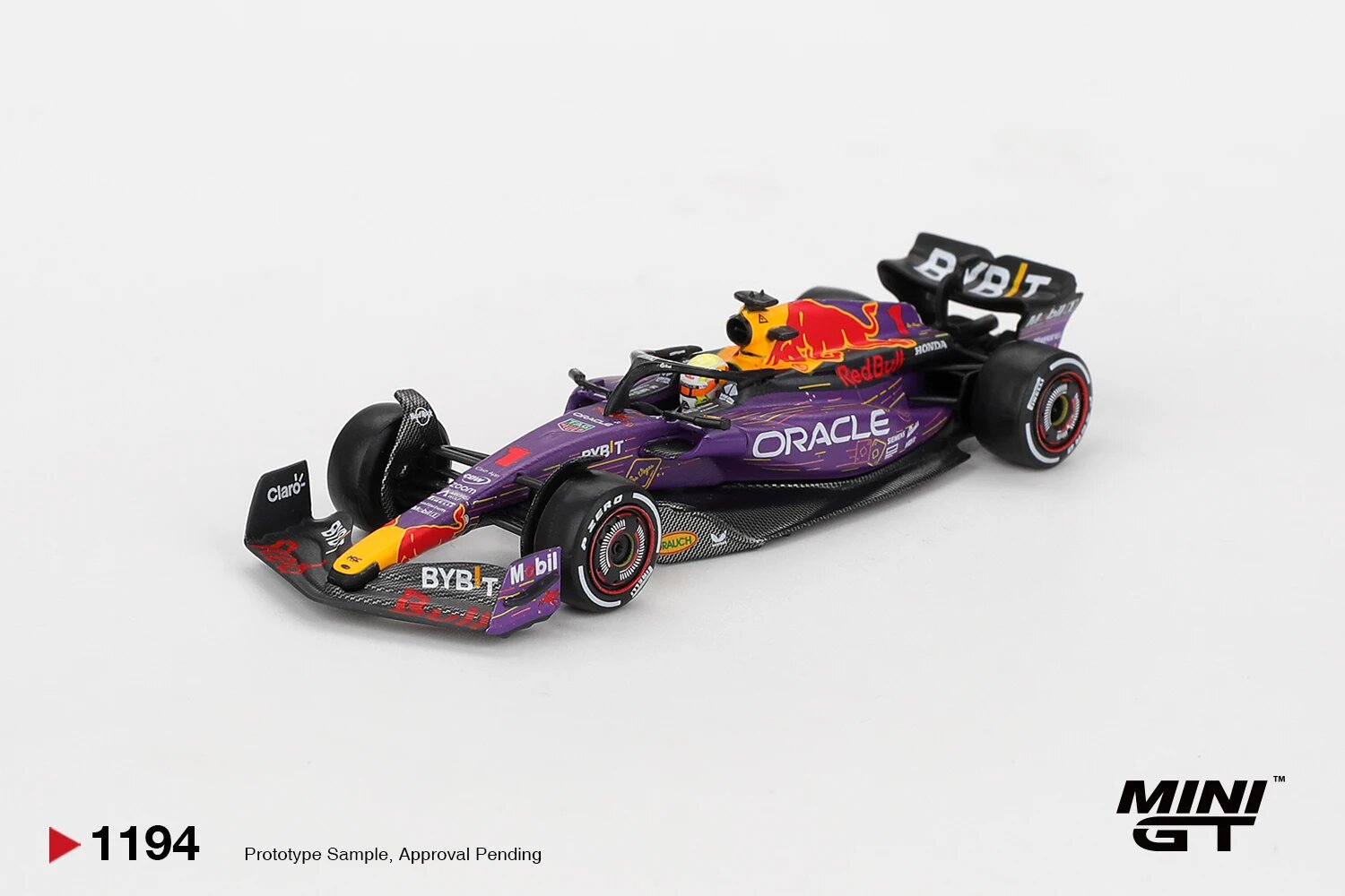 TSM MODEL MINIGT 1/64 Oracle Red Bull Racing RB19 #1 Макс Ферстаппен 2023 Фиолетовый, 1194