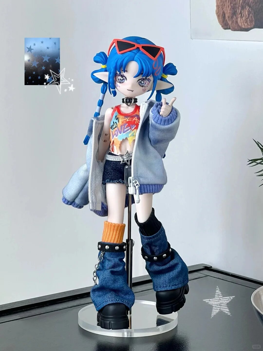 Фигурка BJD Sparkjoy Echo Bond Series в сюрприз-боксе Синий, open box C