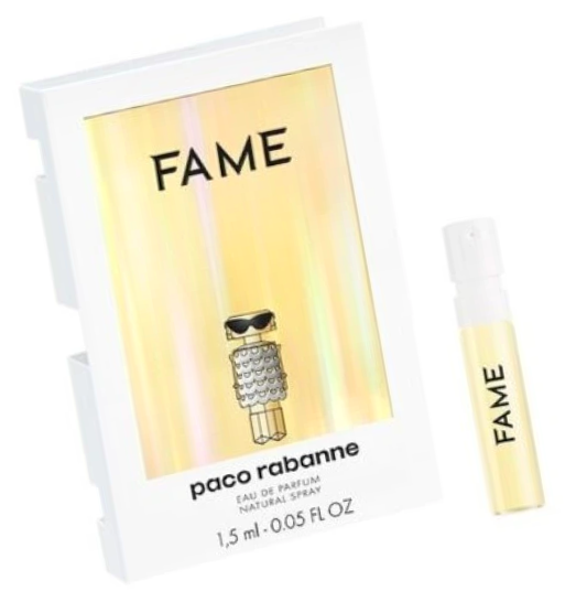 Парфюмерная вода Paco Rabanne Fame мини-формат / Пробник аромата Пако Рабан Фейм 1.5 / Сэмпл парфюма