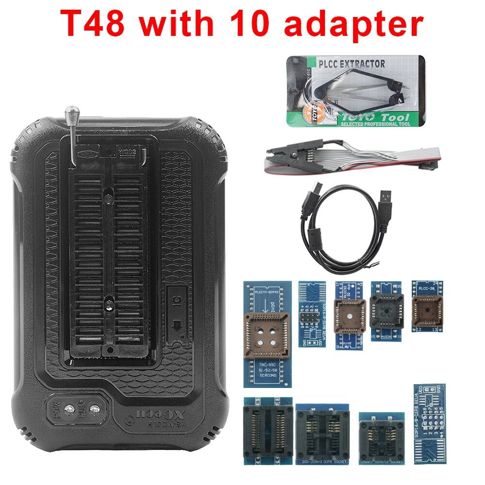 Программатор XGECU T48 with 10 adapter