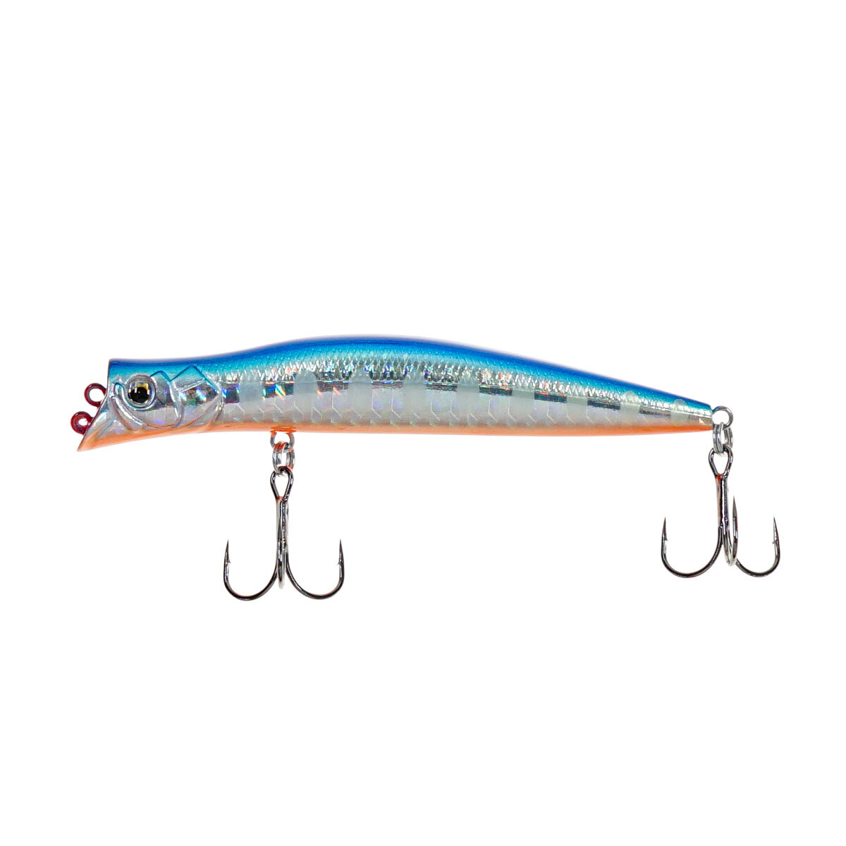 Воблер Strike Pro Darter-R Queen 100F плавающий 100мм 10,5гр до 0,2м цвет A150-713 (UV Blue Silver OB) (JL-191F#A150-713)