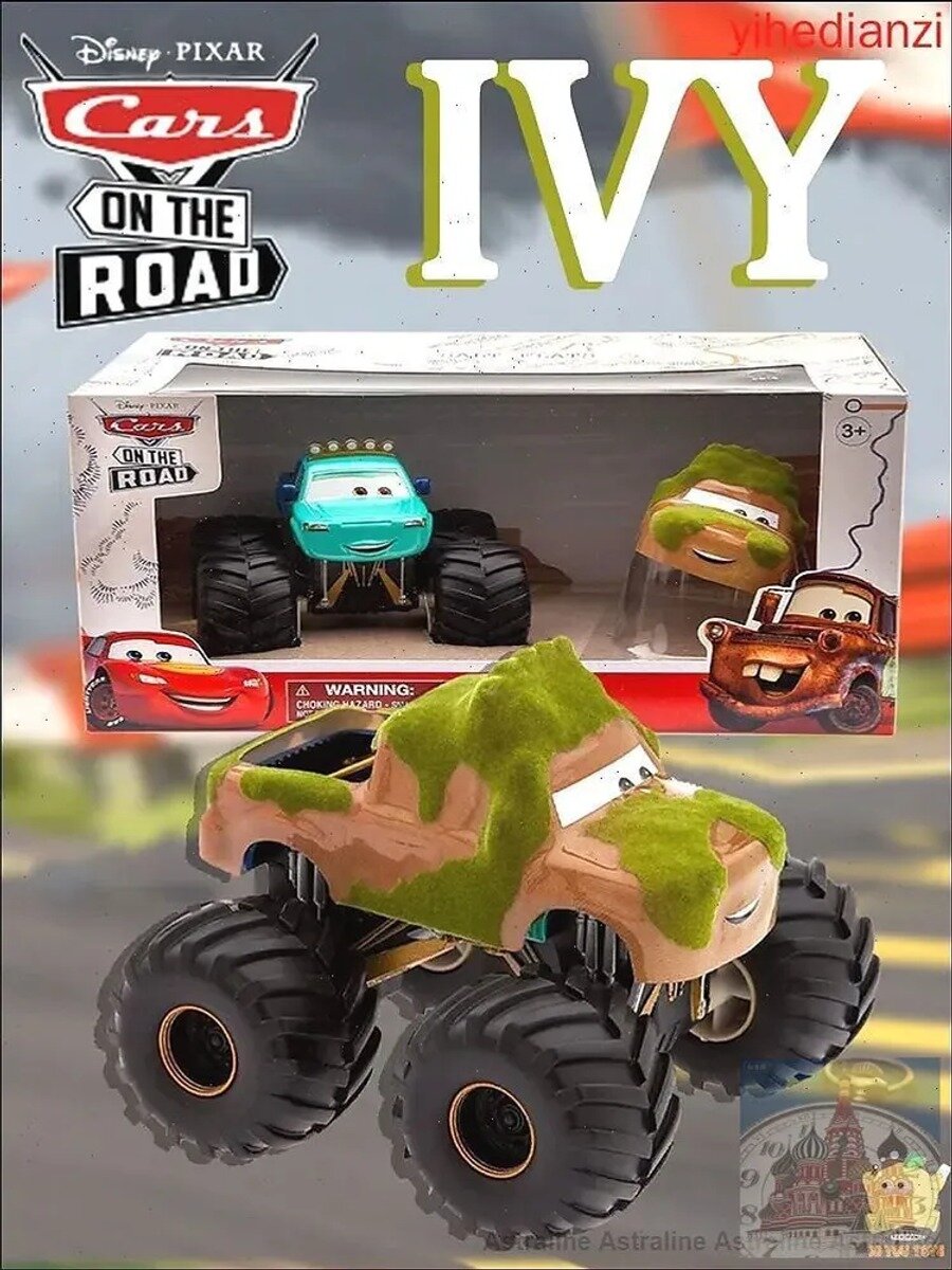 Игрушечный монстр-трак Ivy, литой металл, высота 10 см, от 3 лет
